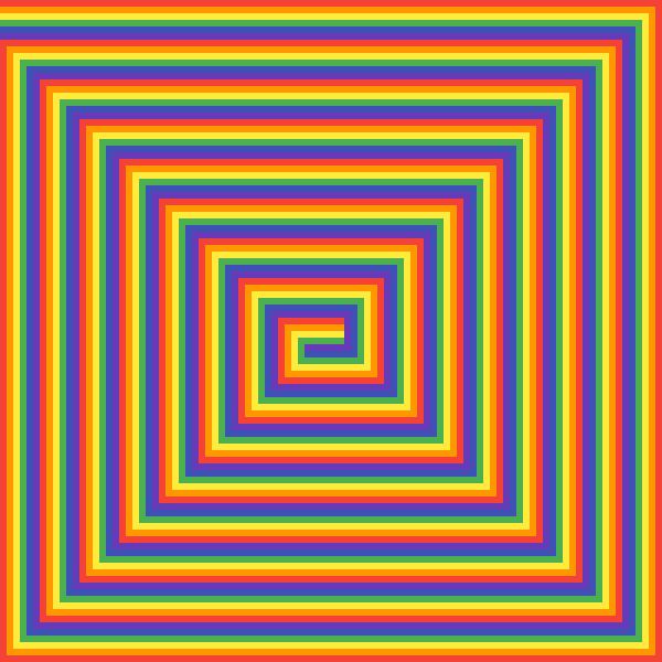 Оптическая иллюзия квадрат