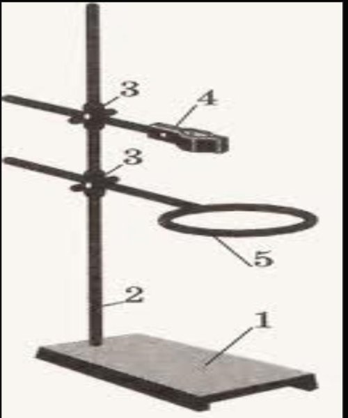 Лабораторный штатив и спиртовка