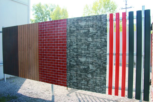 Декоративный профнастил для забора