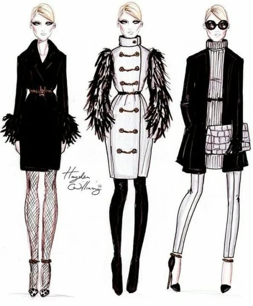Эскиз современной одежды