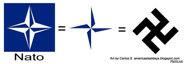 Эмблема НАТО свастика