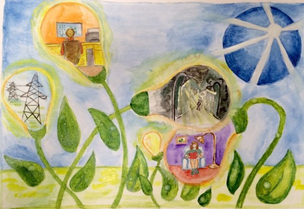 Энергия будущего рисунки детей