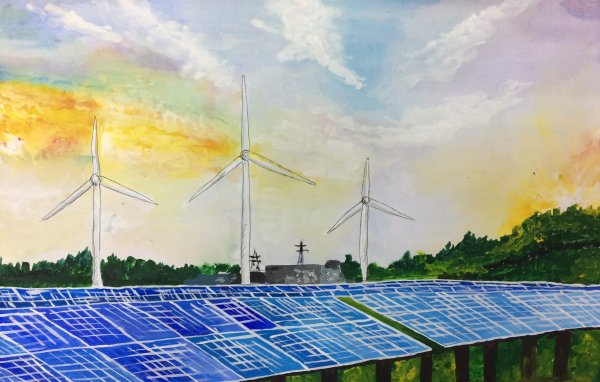 Рисунок на тему энергия будущего