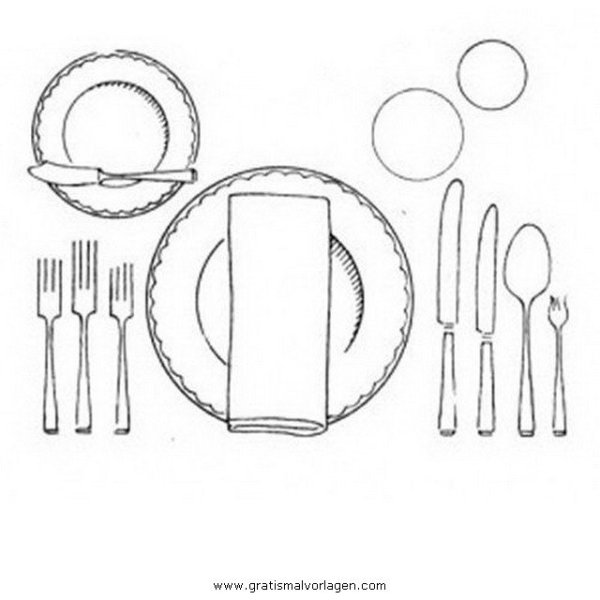 Сервировка стола для детей