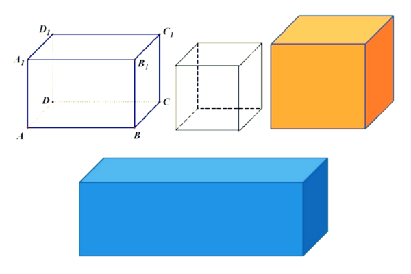 Прямоугольный параллелепипед 2х1х1