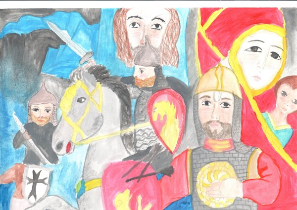 Иллюстрация на тему Ледовое побоище