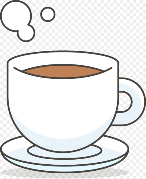 Кружка чая мультяшная