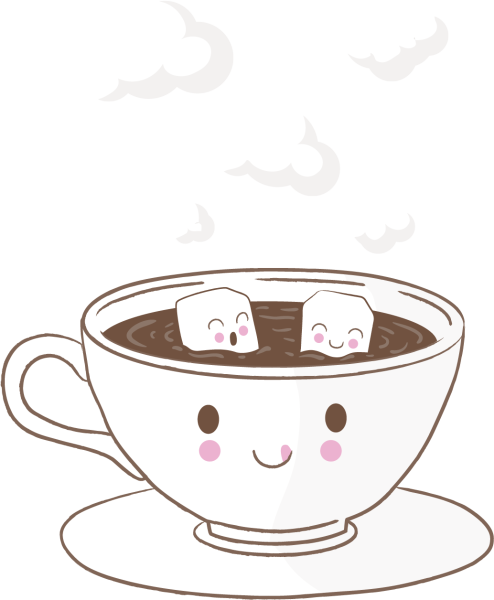 Кружка чая для срисовки