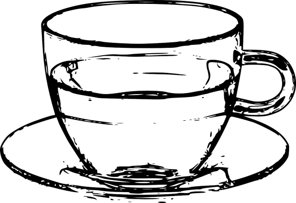 Чашка раскраска