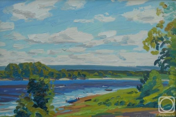 Живопись Самара берег Волги