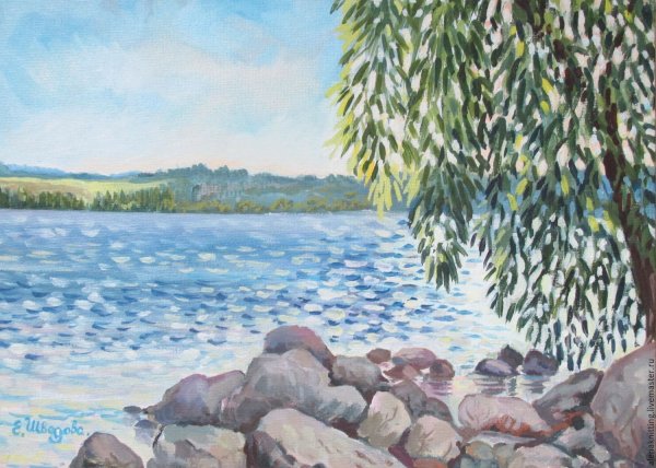 Водный пейзаж детский