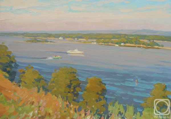 Рисование реки и озера