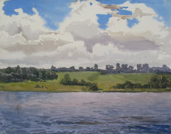 Викентий Лукиянов берег реки Волги