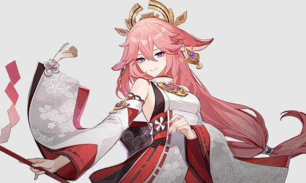 Посох Яэ Мико Геншин