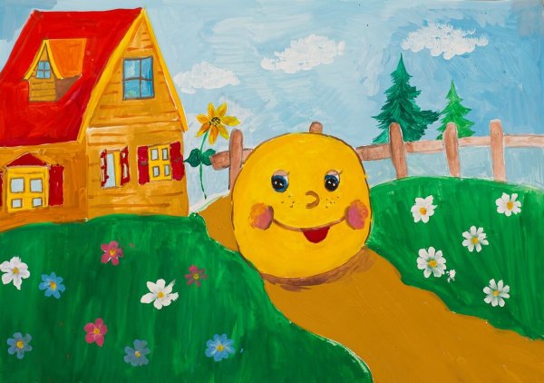 Рисование сказки Колобок