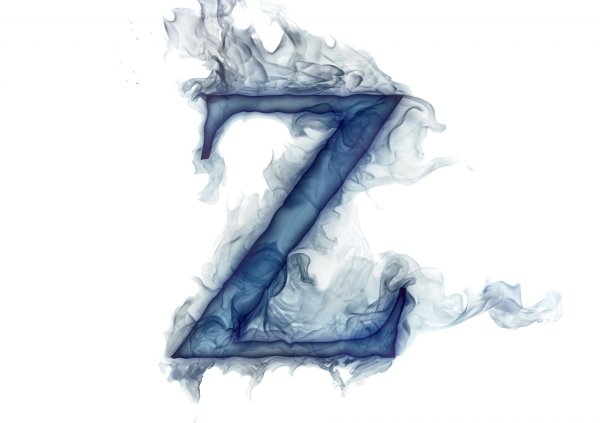 Красивая буква z