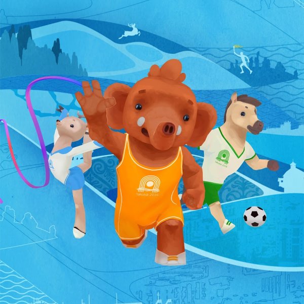 Кольца Олимпийских игр для детей