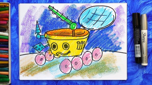 Рисование Луноход