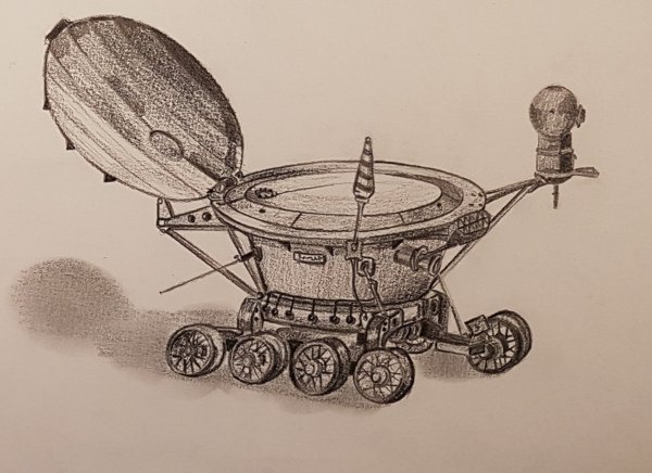 Рисование Луноход