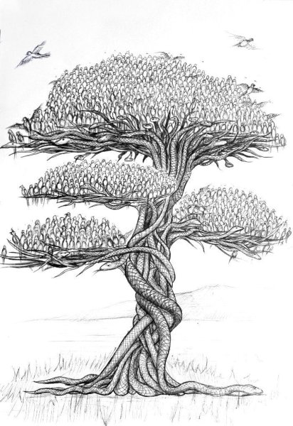 Стилизация деревьев