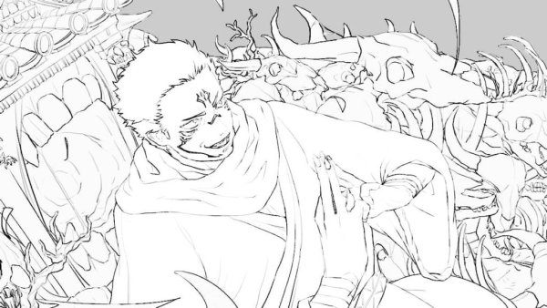 Раскраска Итадори Юдзи