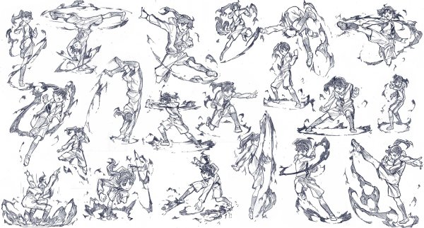 Рисунки Наруто и Саске битва