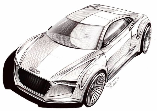 Концепт Ауди скетч