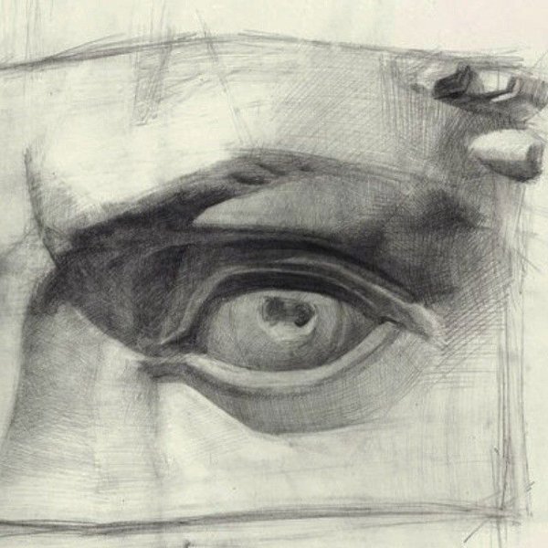 Набросок глаза Давида