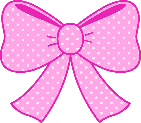 Большой розовый бант