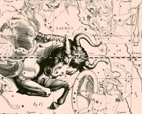 Ян гевелий атлас Телец