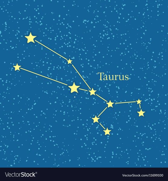 Созвездие Телец схема