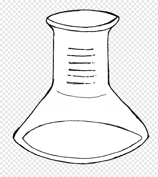 Мензурка раскраска для детей