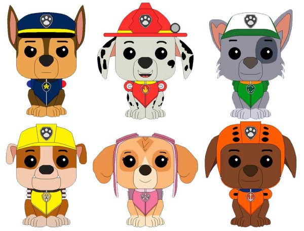 Щенячий патруль для рисования