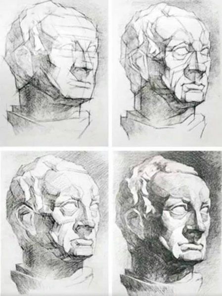 Гипсовая голова Геракла