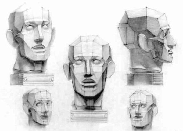 Голова Сократа гипс