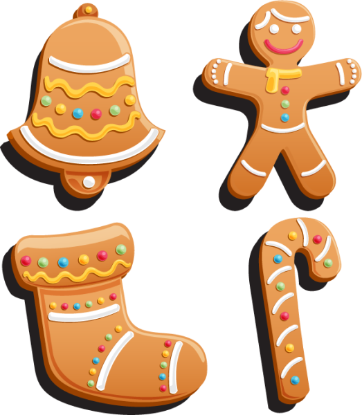 Векторный имбирный пряник