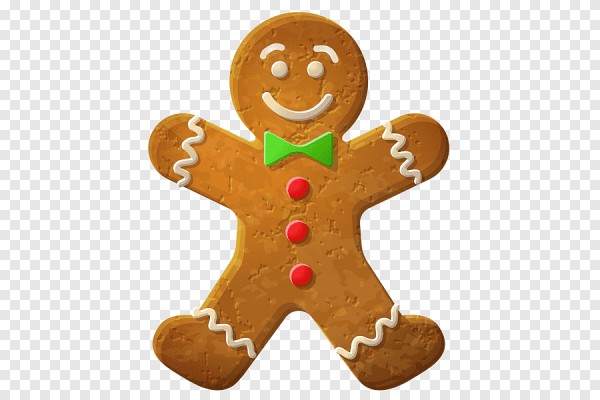 Пряничный человечек с глазурью