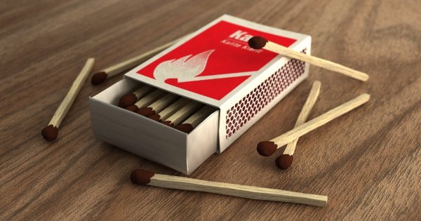 Спички черно белая к