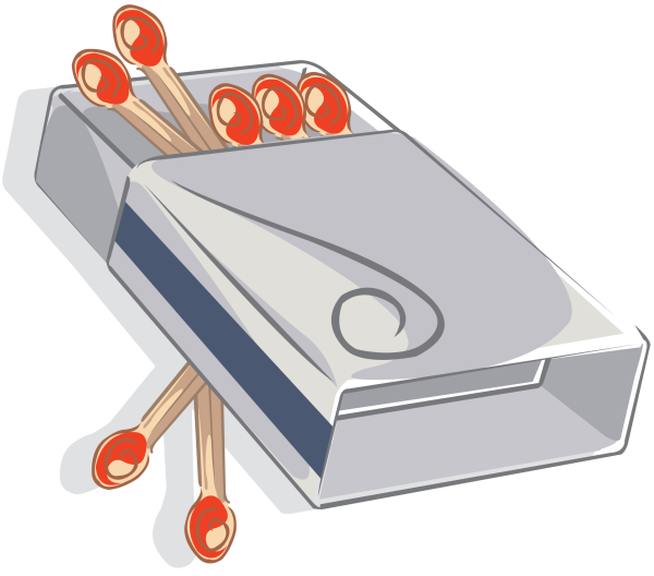 Спичка мультяшная