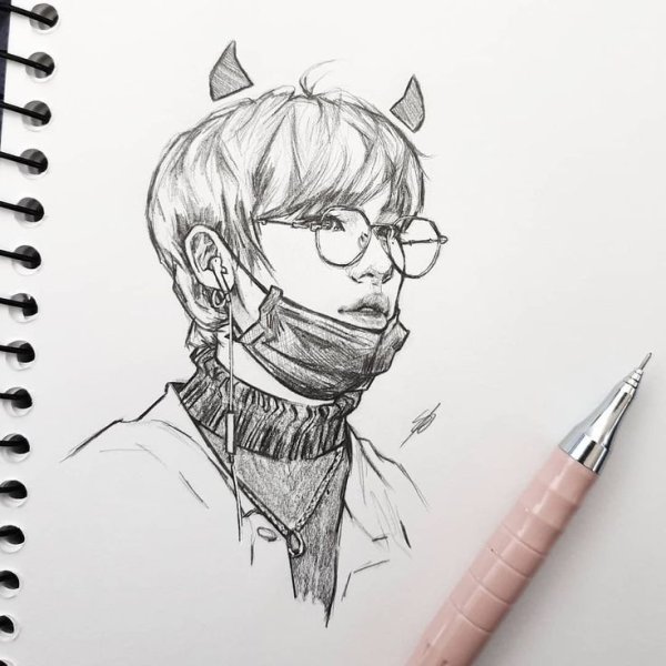 Kpop Stray Kids скетч