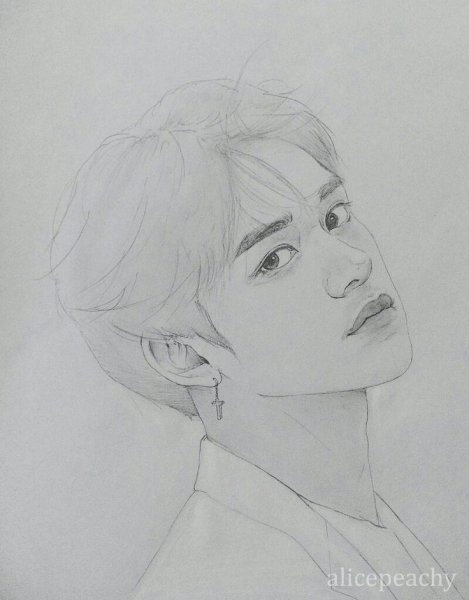 Лукас NCT рисунок