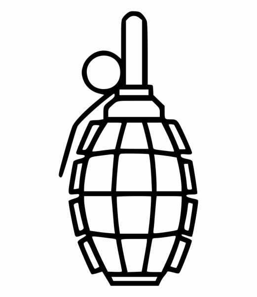 Раскраска бомба