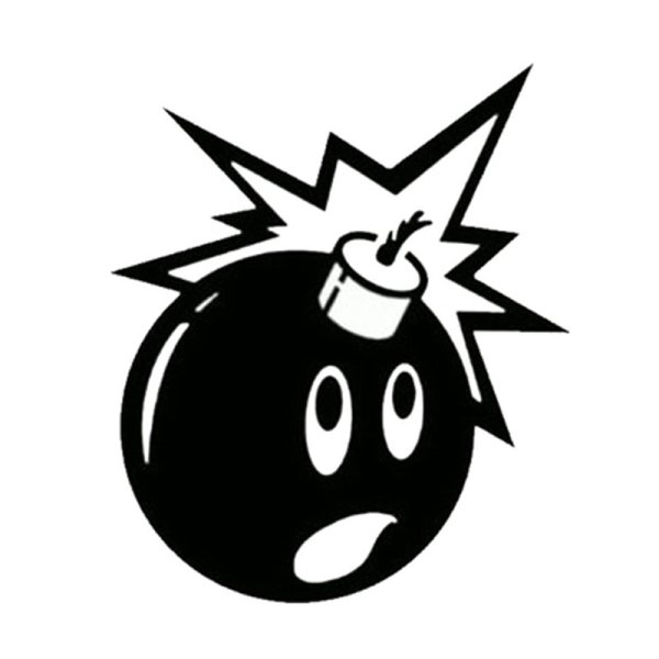 Наклейка бомбы