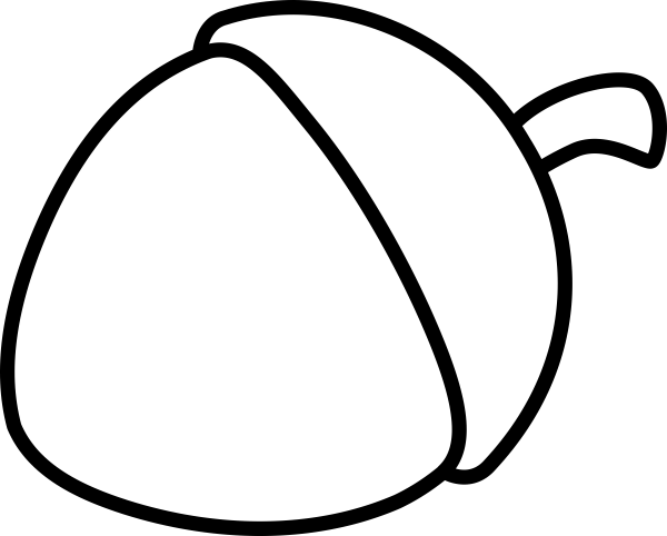 Орех раскраска