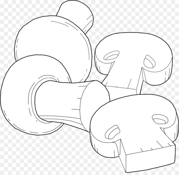 Раскраска шампиньоны гриб для детей