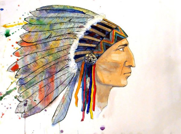 Тату индейцев Апачи