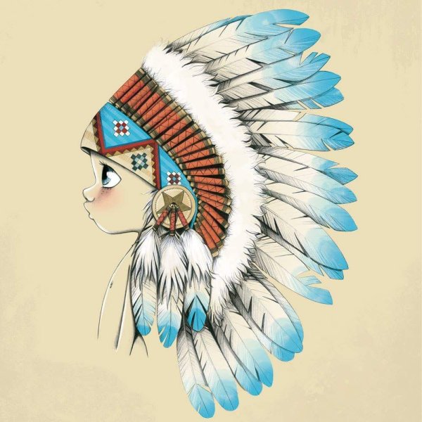 Индеец мультяшный