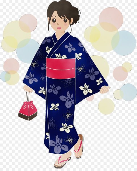 Японский костюм рисование для детей