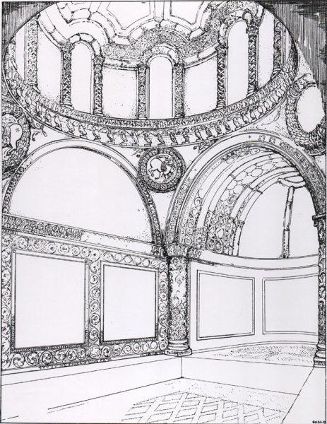 Мечеть Селимие в Эдирне план