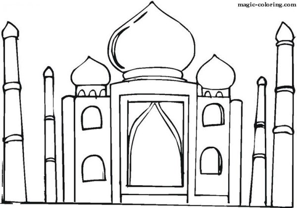 Чертеж дворца Халифа